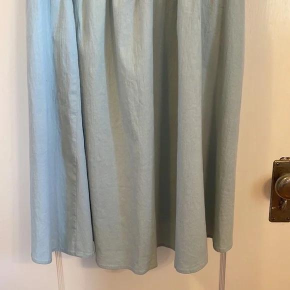 Abercrombie & Fitch NWT Blue Puff Sleeve Dress | XL - Picture 10 of 15